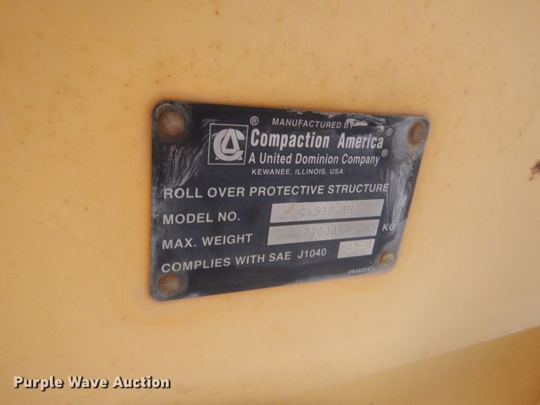 image for item DJ2357 2000 Hypac C530AH  pneumatic roller