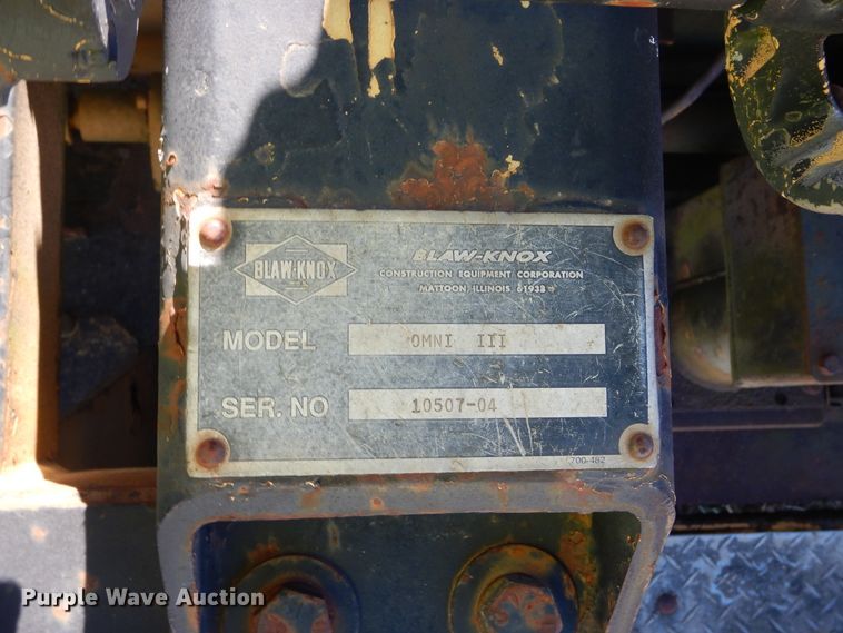 image for item DJ2363 Blaw Knox PF510  paver