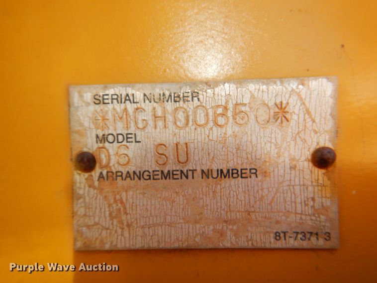 image for item DJ8671 2007 Caterpillar D6R XL Series III  dozer