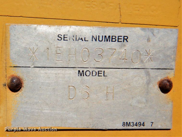 image for item DJ8671 2007 Caterpillar D6R XL Series III  dozer