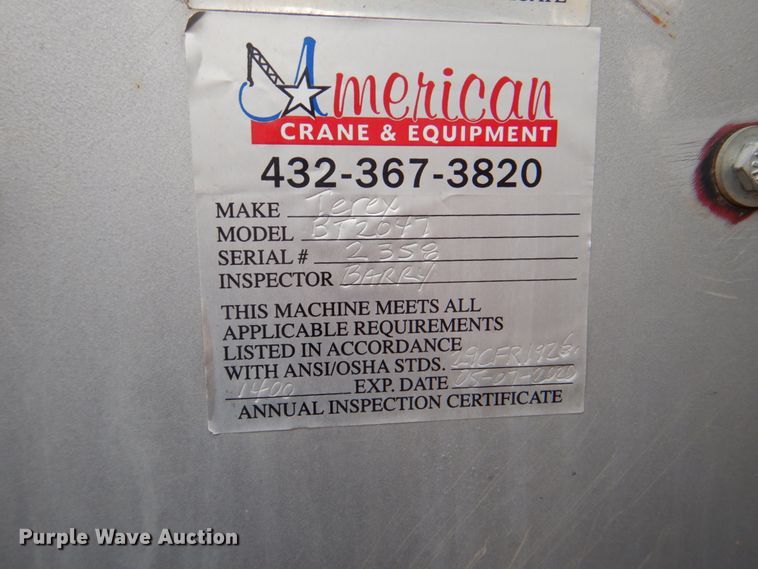 image for item DJ8695 2009 Western Star 4900SA  crane truck