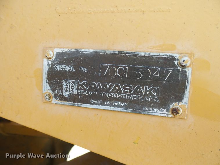 image for item DL0806 Kawasaki 70ZIi  wheel loader