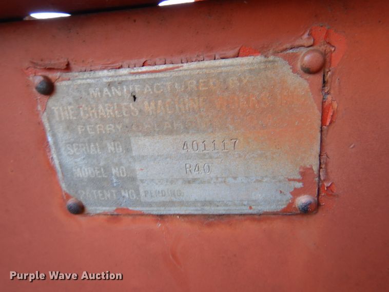 image for item DL2113 Ditch Witch R40  trencher