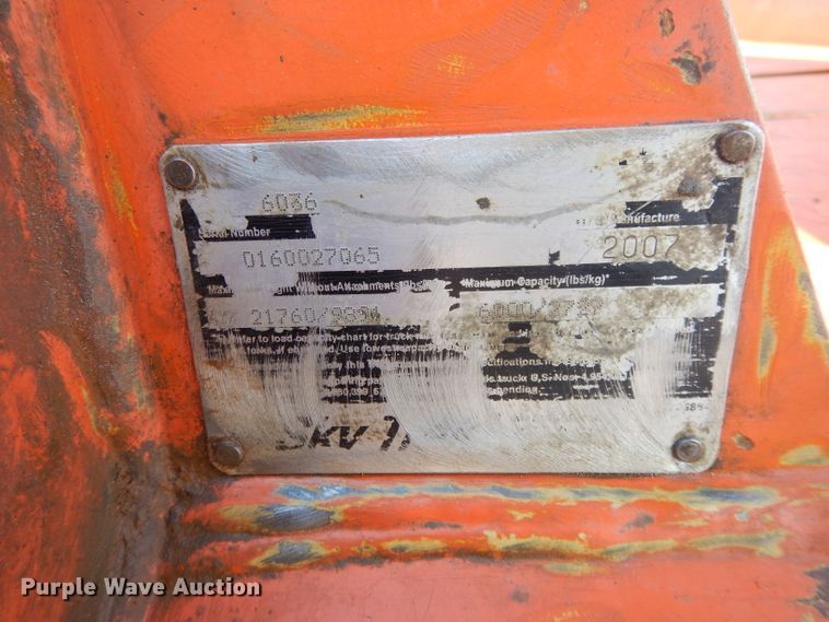 image for item DL2126 2007 SkyTrak 6036  telehandler