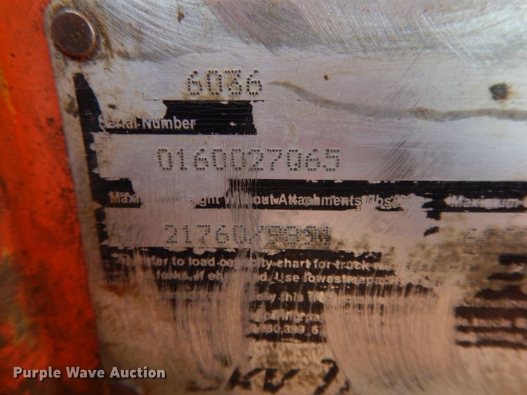 image for item DL2126 2007 SkyTrak 6036  telehandler