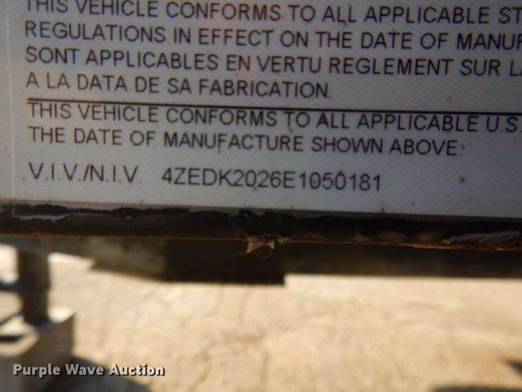 image for item DL2138 2014 Load Trail utility trailer