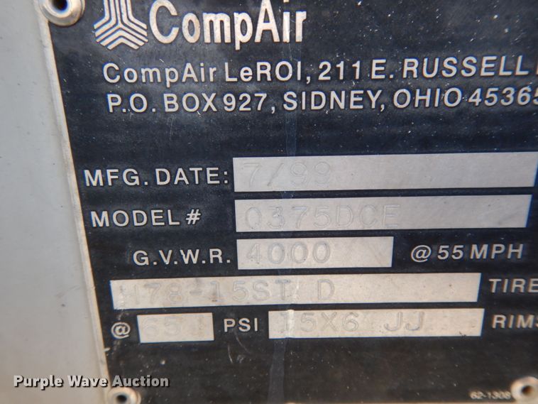 image for item DM2818 1999 Leroi A219-221-3  air compressor