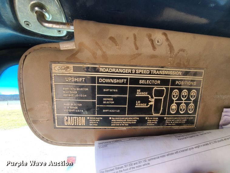 image for item DN6160 1995 Ford L9000  dump truck