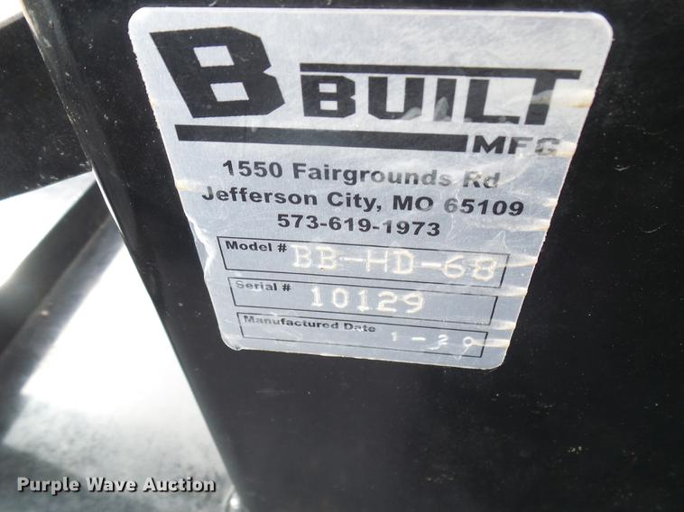 image for item EP9935 2020 B Built BBHD68 skid steer brush mower