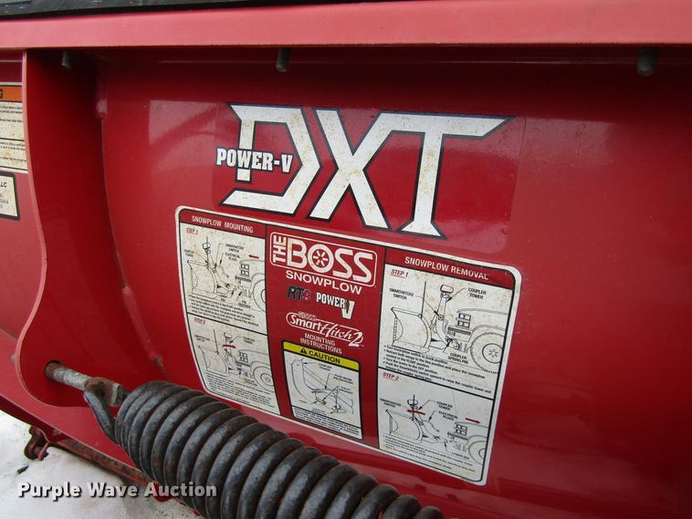 image for item GC9807 The Boss Power-V DXT 110"W snow plow