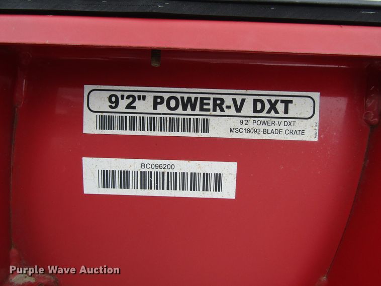 image for item GC9807 The Boss Power-V DXT 110"W snow plow