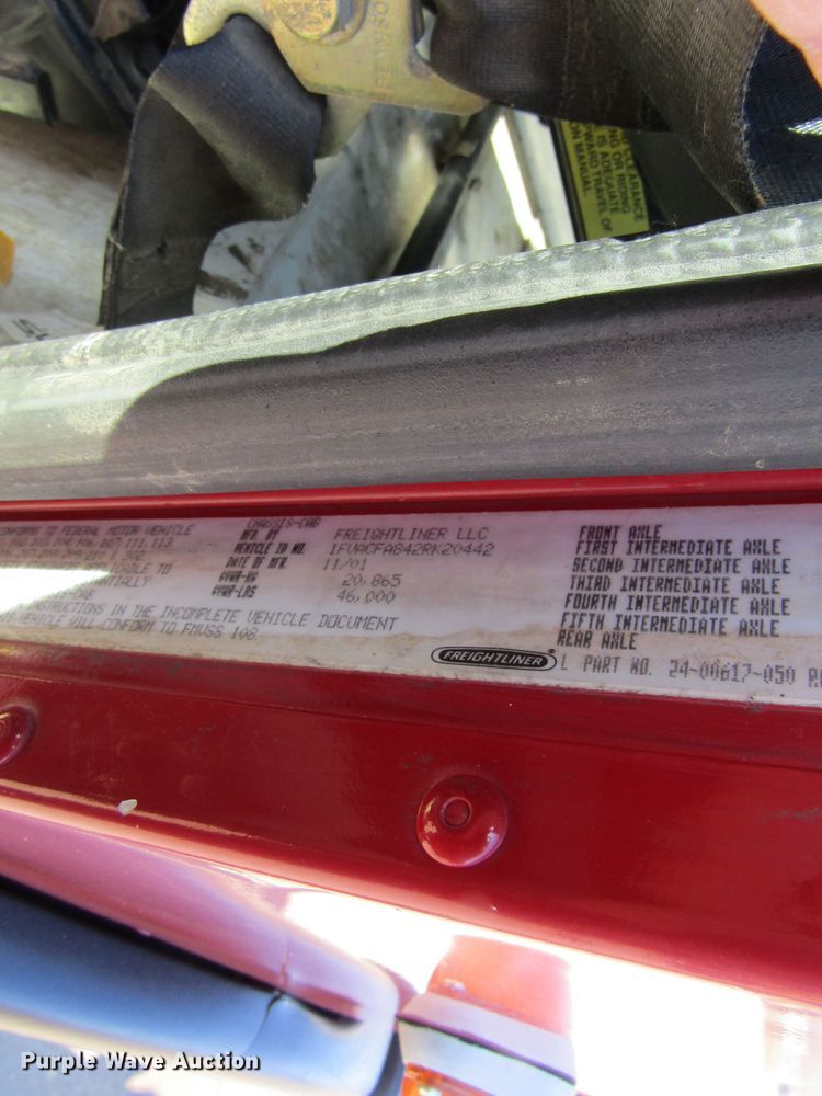 image for item GC9826 2002 Freightliner Condor  sewer jetter truck