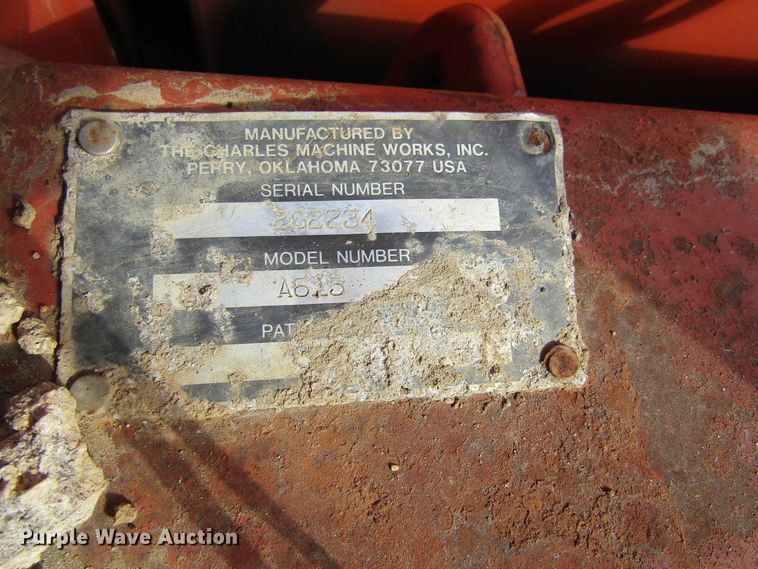 image for item GC9830 1990 Ditch Witch 6510  trencher