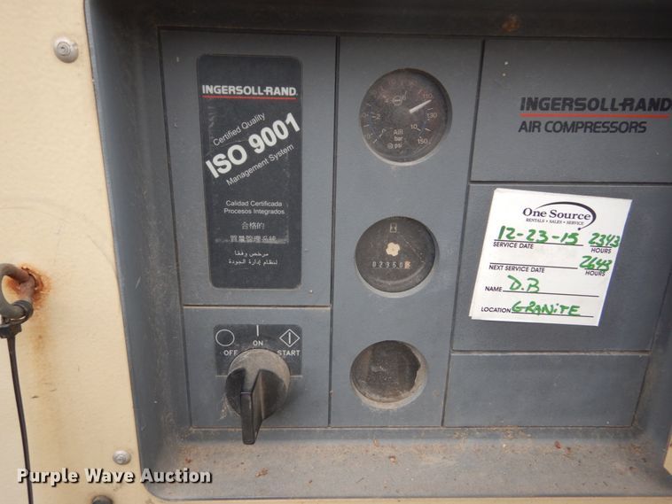 image for item GT9578 2001 Ingersoll Rand Platinum series  air compressor