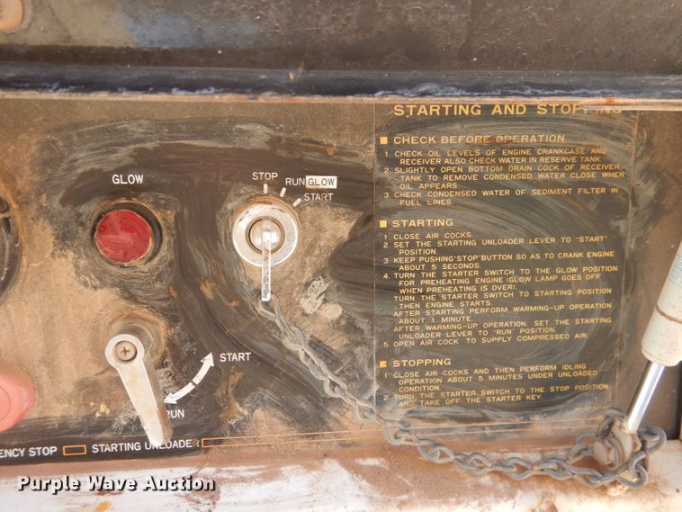 image for item HC9147 1991 Airman PDS185S  air compressor