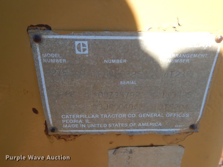 image for item HS9933 1987 Caterpillar 627E  conventional scraper