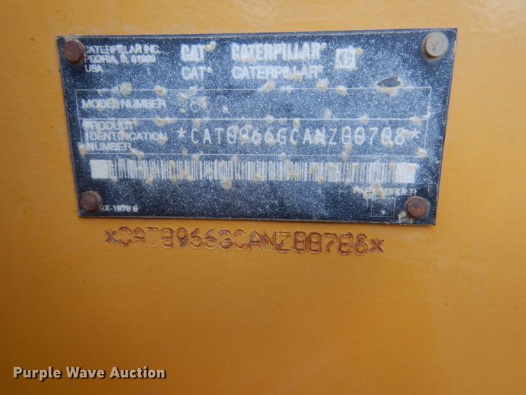 image for item HS9957 2004 Caterpillar 966G Series II  wheel loader