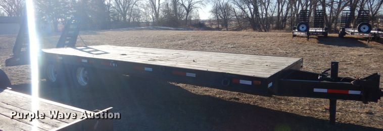 image for item HS9960 1991 Belshe T24 equipment trailer
