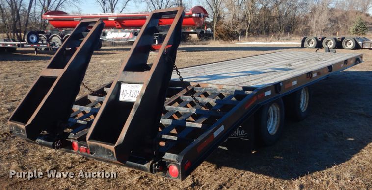 image for item HS9960 1991 Belshe T24 equipment trailer