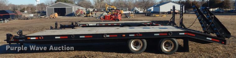 image for item HS9960 1991 Belshe T24 equipment trailer
