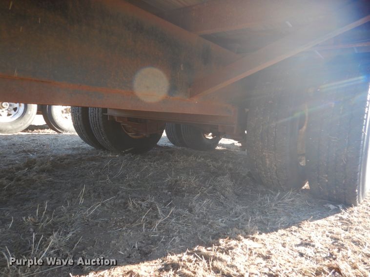 image for item HS9960 1991 Belshe T24 equipment trailer