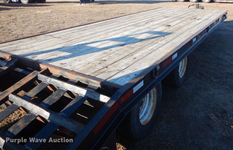 image for item HS9960 1991 Belshe T24 equipment trailer