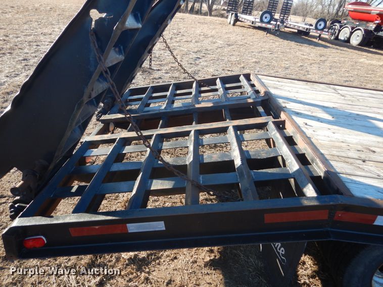 image for item HS9960 1991 Belshe T24 equipment trailer