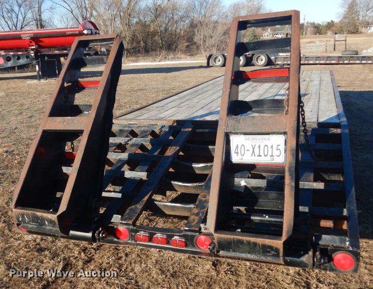 image for item HS9960 1991 Belshe T24 equipment trailer