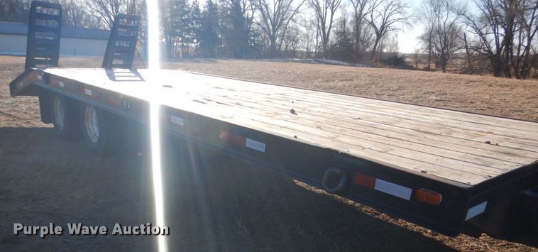 image for item HS9960 1991 Belshe T24 equipment trailer