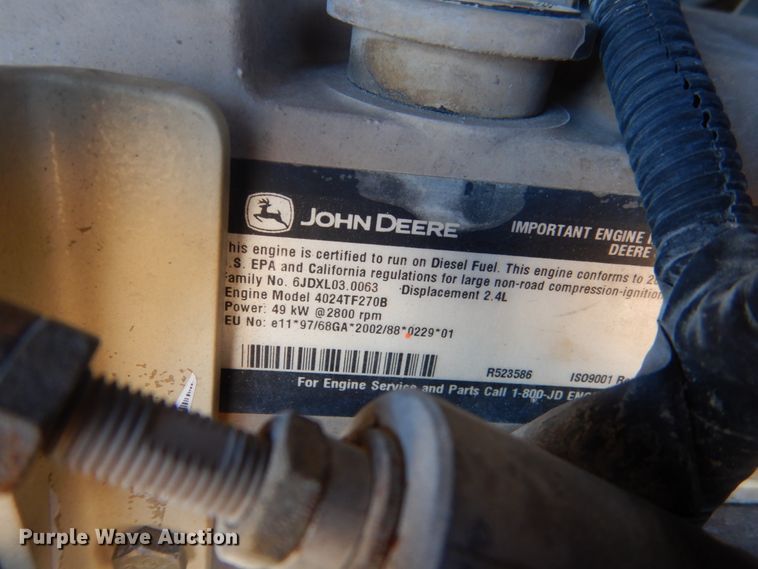 image for item HS9961 2007 Ingersoll Rand P185  air compressor