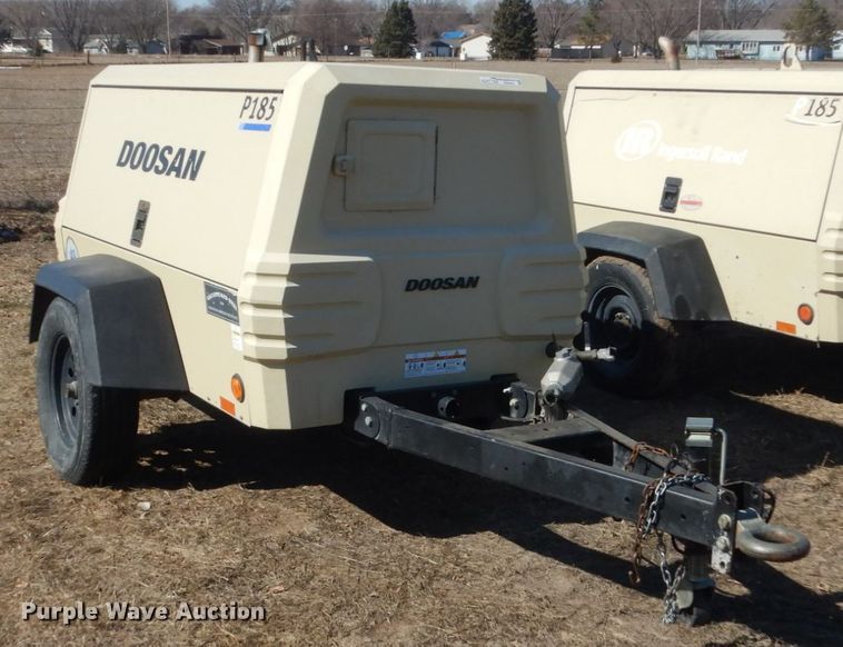 image for item HS9962 2016 Doosan P185  air compressor