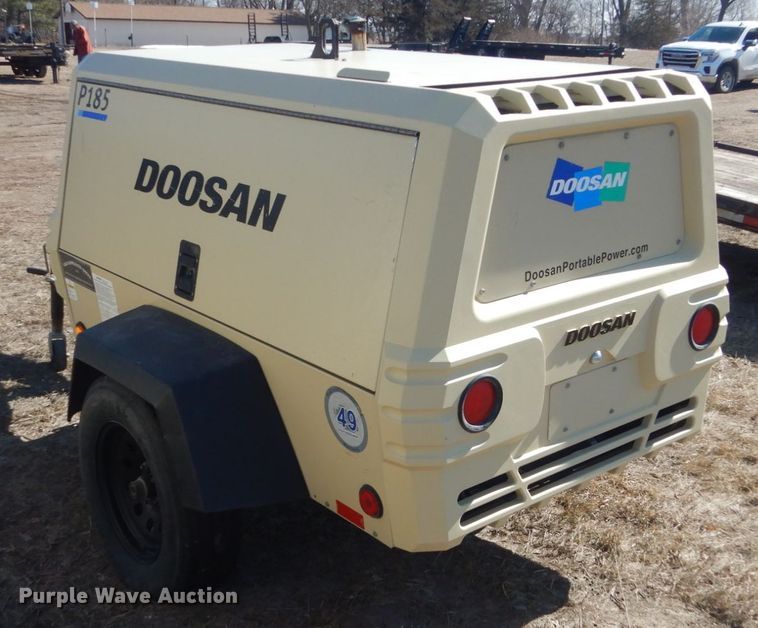 image for item HS9962 2016 Doosan P185  air compressor