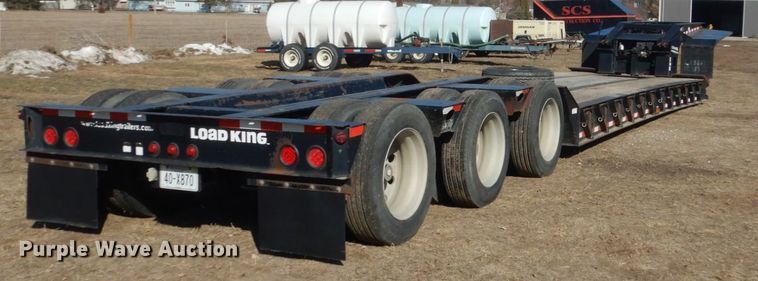 image for item HS9965 2007 Load King lowboy equipment trailer