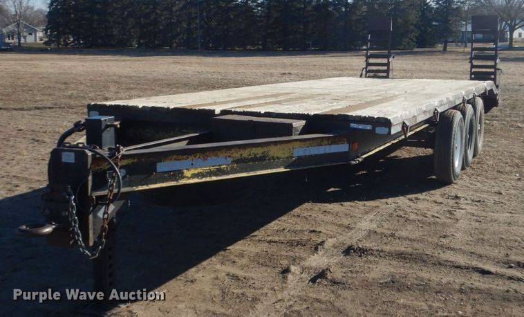 image for item HS9966 1999 Shop built equipment trailer