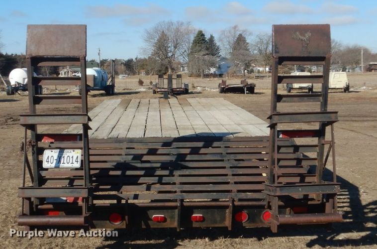 image for item HS9966 1999 Shop built equipment trailer