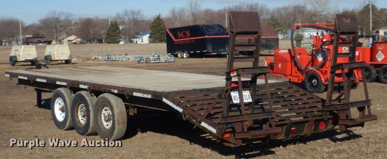 image for item HS9966 1999 Shop built equipment trailer