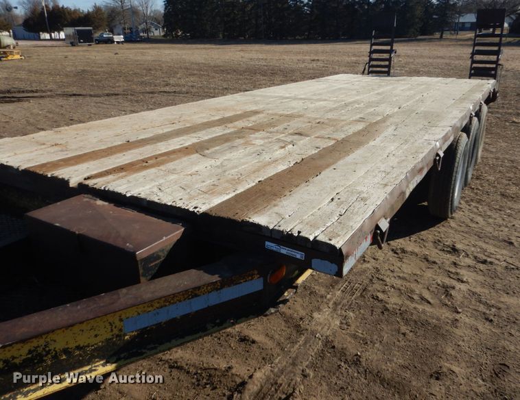 image for item HS9966 1999 Shop built equipment trailer