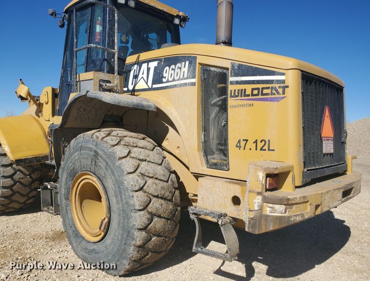 image for item HW9741 2007 Caterpillar 966H  wheel loader