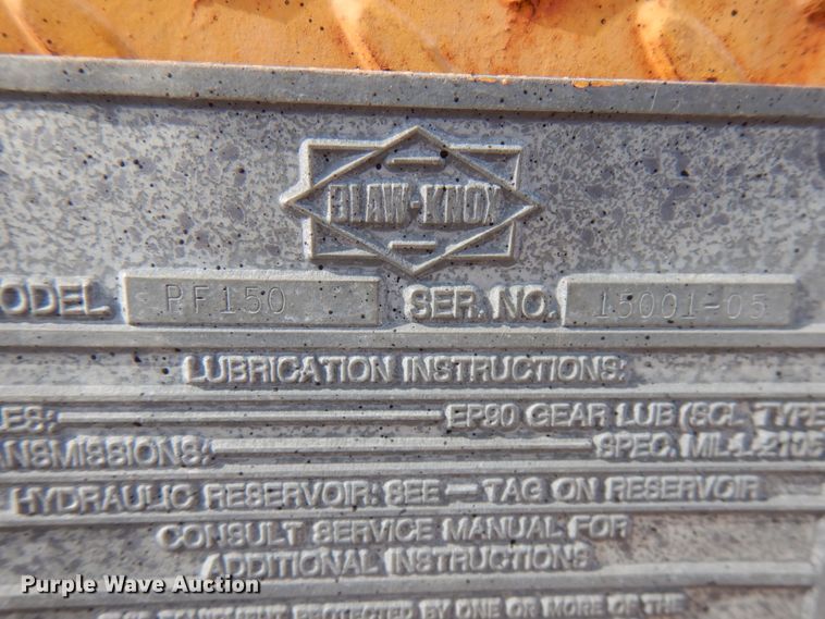 image for item HX9665 1988 Blaw Knox PF150  paver