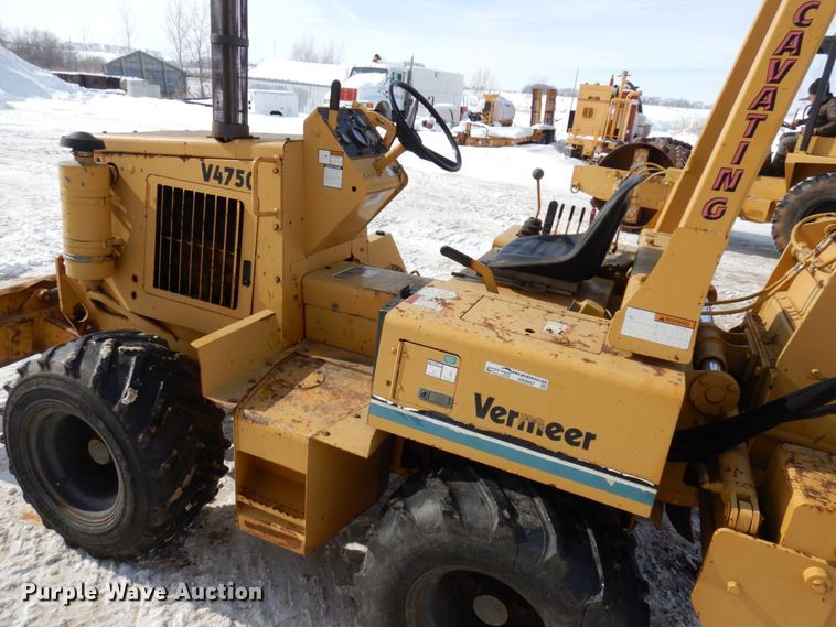 image for item HX9667 1994 Vermeer V4750  trencher