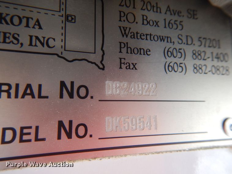 image for item HX9668 Dakota Bodies DK59541 utility bed