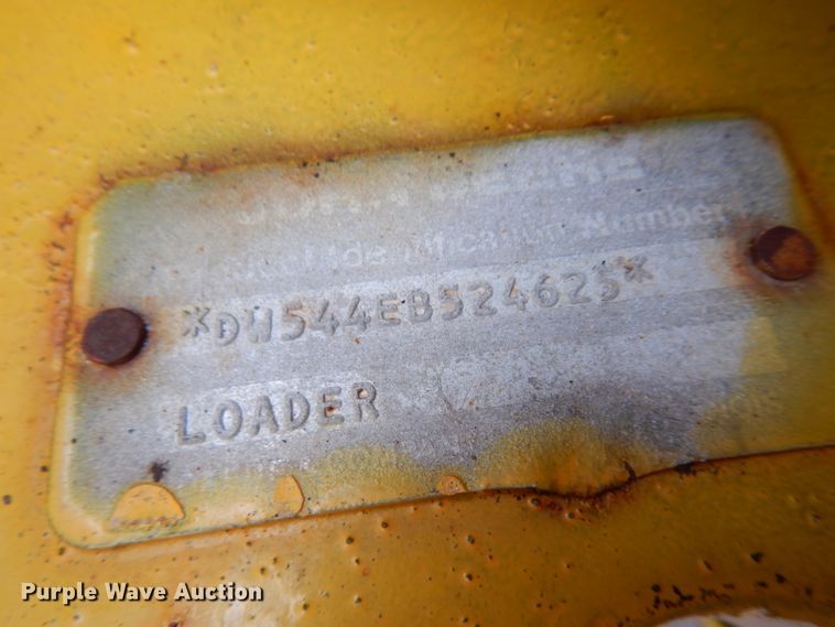 image for item IA9364 1989 John Deere 544E  wheel loader