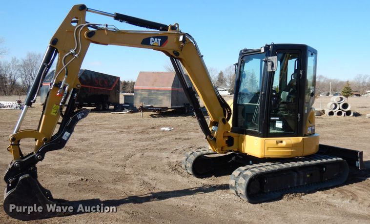 image for item IA9382 2018 Caterpillar 305E2  mini excavator