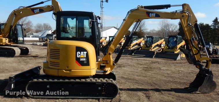 image for item IA9382 2018 Caterpillar 305E2  mini excavator