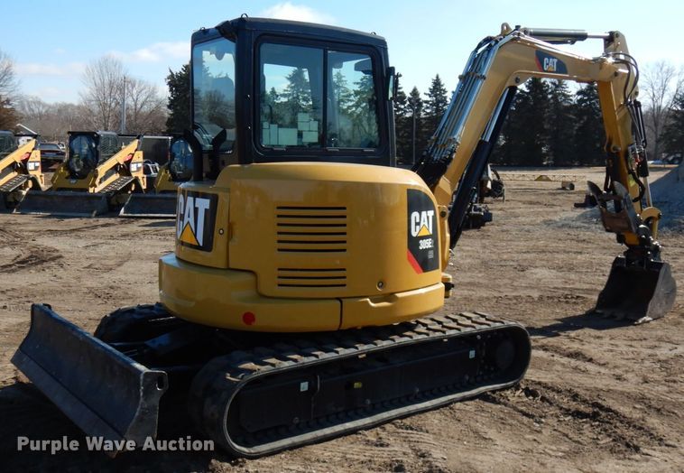 image for item IA9382 2018 Caterpillar 305E2  mini excavator
