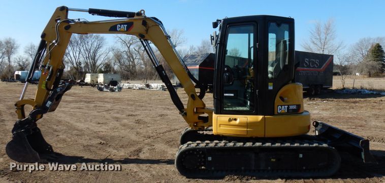 image for item IA9382 2018 Caterpillar 305E2  mini excavator