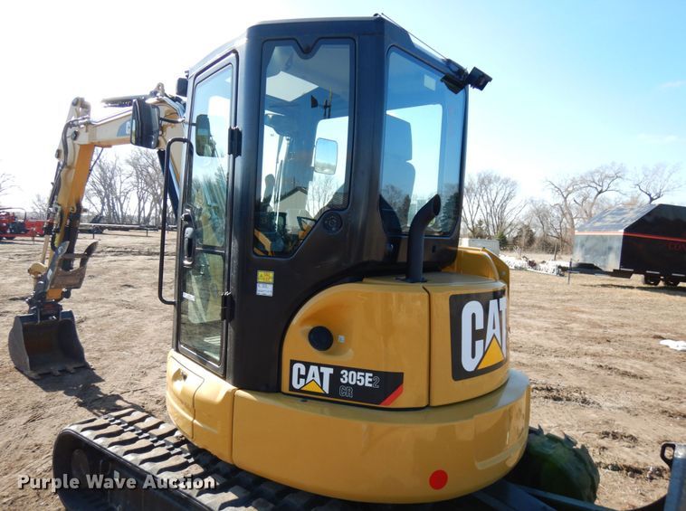image for item IA9382 2018 Caterpillar 305E2  mini excavator