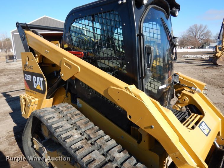 image for item IA9383 2015 Caterpillar 289D  tracked skid steer loader