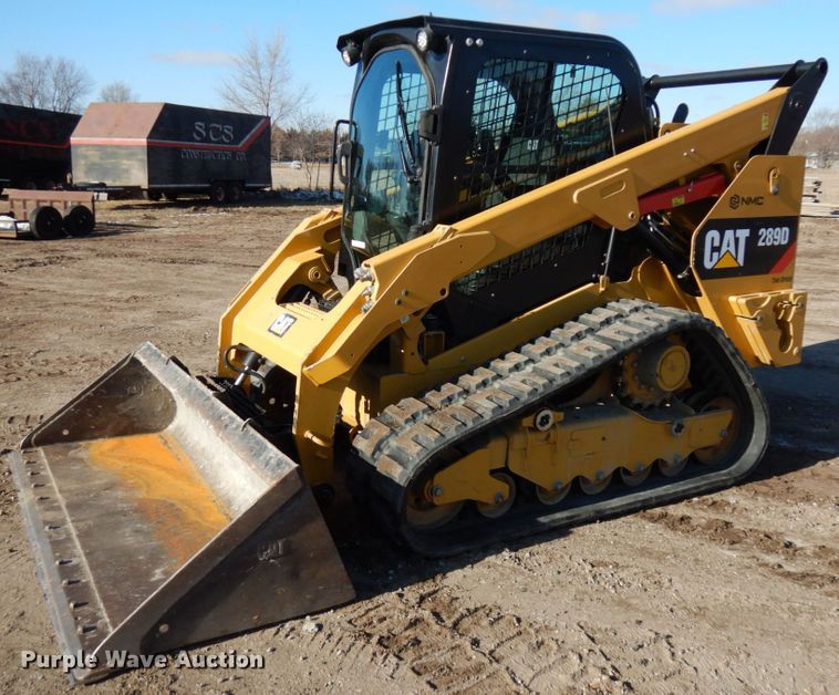 image for item IA9384 2017 Caterpillar 289D  tracked skid steer loader