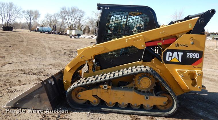 image for item IA9384 2017 Caterpillar 289D  tracked skid steer loader